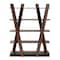 Baxton Studio Michio Walnut Brown Finished 5-Tier Wood Living Room Display Shelf 168-10767 - alternate 8
